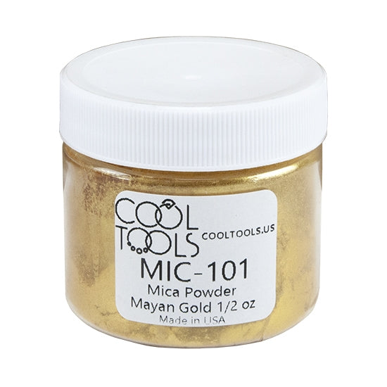 jar of Mica Powder - Mayan Gold - 1/2 oz