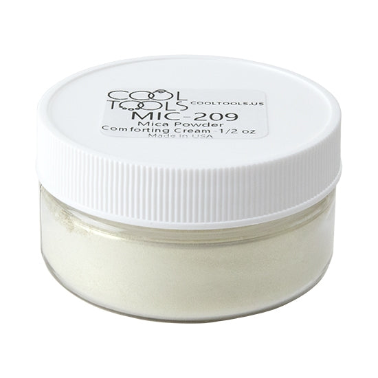 jar of Mica Powder - Comforting Cream - 1/2 oz