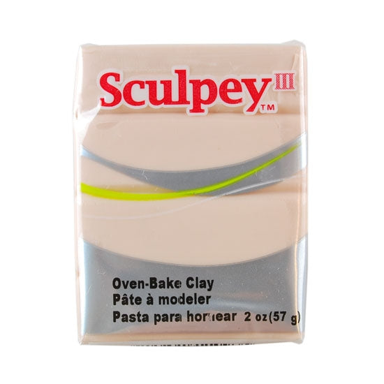 Sculpey III Polymer Clay - Beige 2 oz block