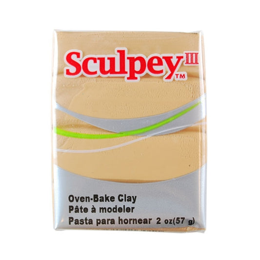 Sculpey III Polymer Clay - Tan 2 oz block