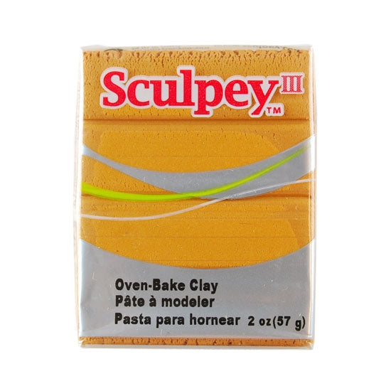 Sculpey III Polymer Clay - Gold 2 oz block