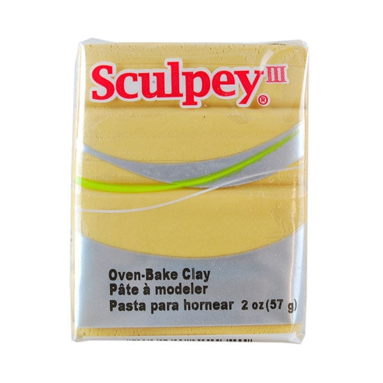 Sculpey III Polymer Clay - Jewelry Gold 2 oz block