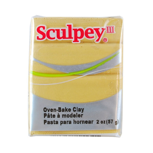 Sculpey III Polymer Clay - Jewelry Gold 2 oz block