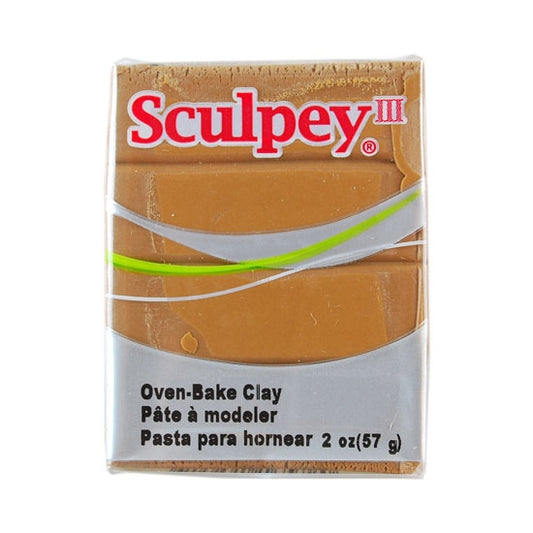 Sculpey III Polymer Clay - Hazelnut 2 oz block