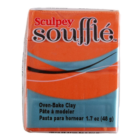 Sculpey Souffle Polymer Clay - Pumpkin 2 oz block