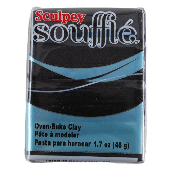 Sculpey Souffle Polymer Clay - Poppy Seed 2 oz block