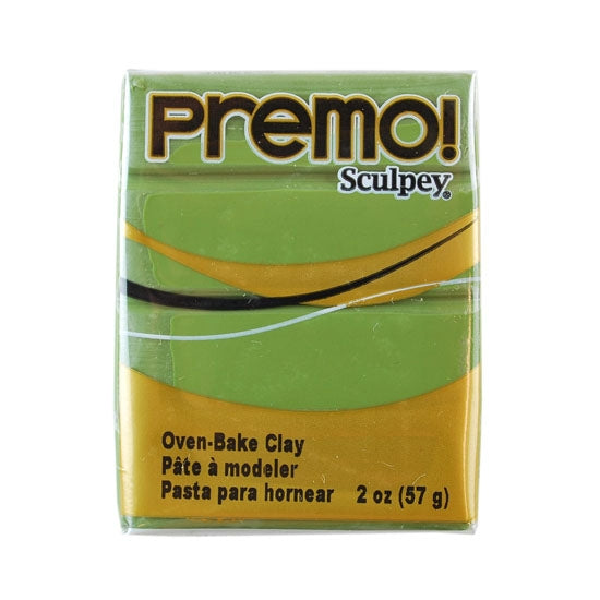 Premo Sculpey Polymer Clay - Spanish Olive 2 oz block