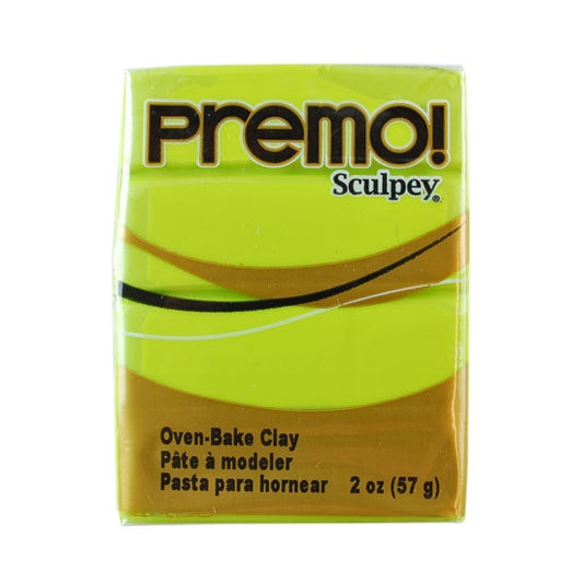 Premo Sculpey Polymer Clay - Wasabi 2 oz block