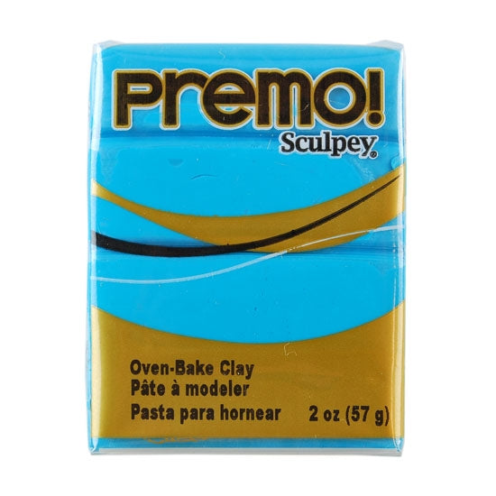 Premo Sculpey Polymer Clay - Turquoise 2 oz block