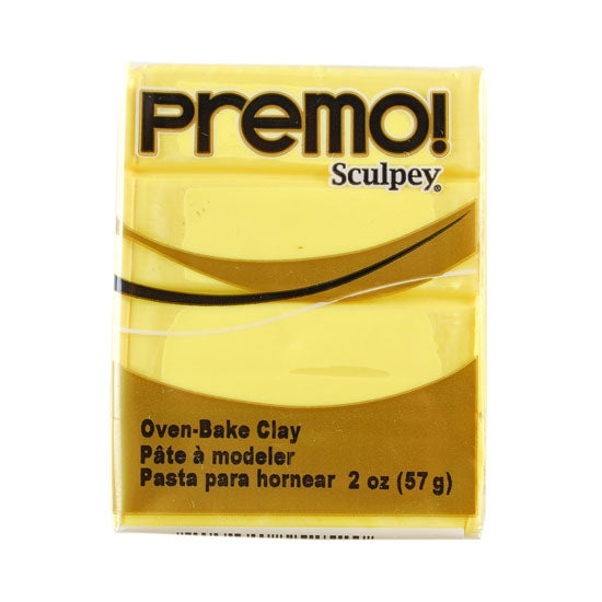 Premo Sculpey Polymer Clay - Sunshine 2 oz block