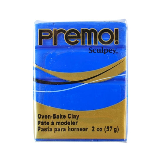 Premo Sculpey Polymer Clay - Cobalt Blue 2 oz block