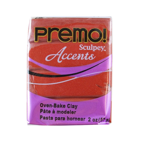 Premo Accent Sculpey® Polymer Clay - Bronze 2 oz block