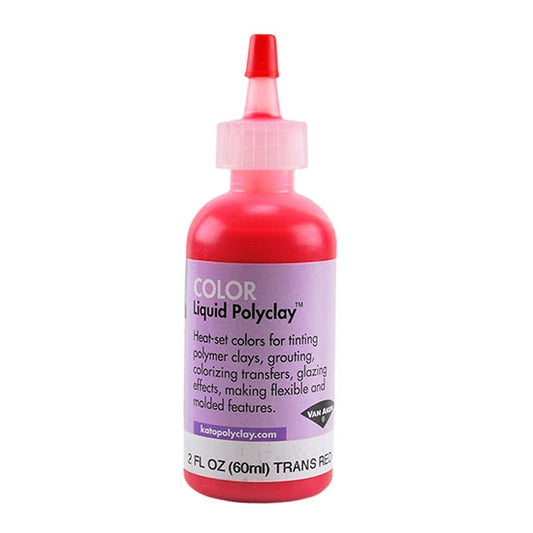 Kato Color Liquid Polyclay - Translucent Red 2 oz