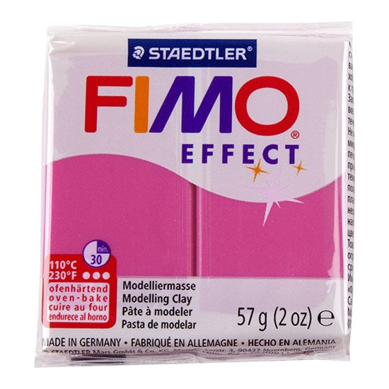 FIMO® Polymer Clay - Ruby Quartz #286 2 oz block