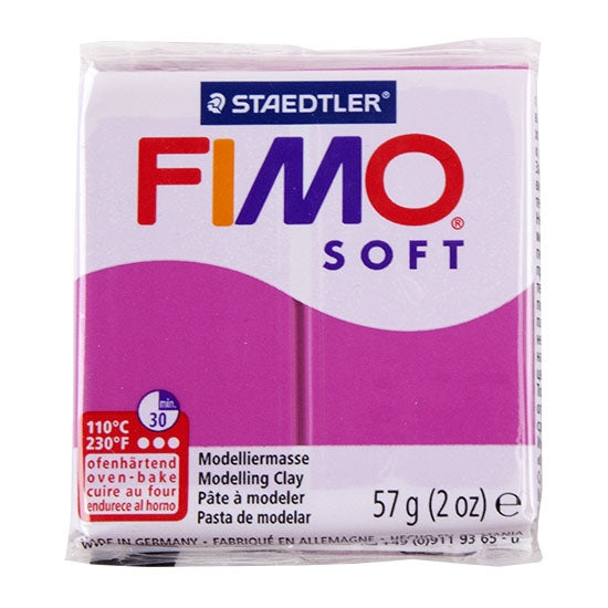 FIMO® Polymer Clay - Raspberry #22 2 oz block