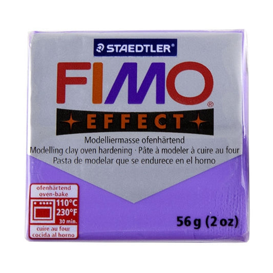 FIMO® Polymer Clay - Translucent Purple #604 2 oz block