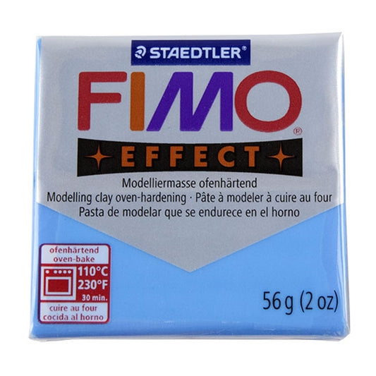 FIMO® Polymer Clay - Translucent Blue #374 2 oz block