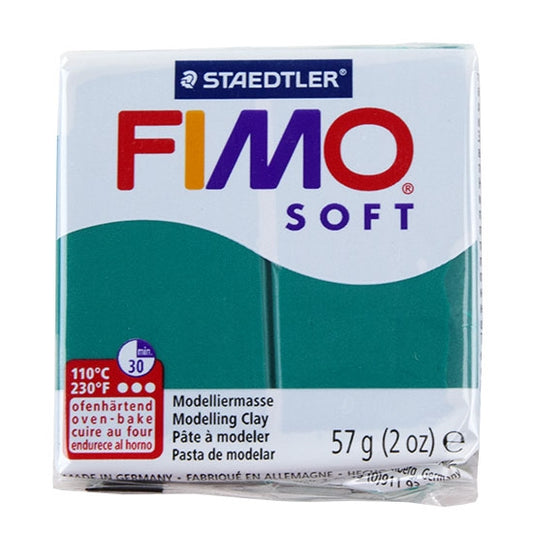 FIMO® Polymer Clay - Emerald #56 2 oz block