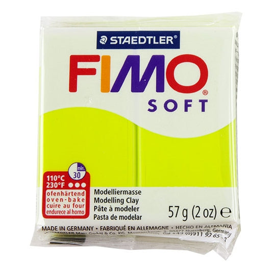 FIMO® Polymer Clay - Green Lime #52 2 oz block