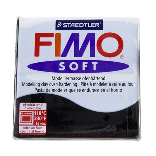 FIMO® Polymer Clay - Black #9 2 oz block