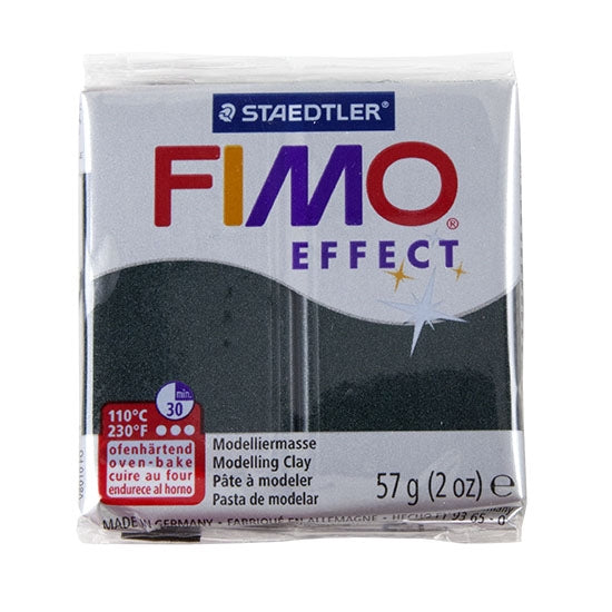 FIMO® Polymer Clay - Pearl Black #907 2 oz block