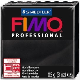 FIMO® Professional Clay - Black #9 - 2 oz block