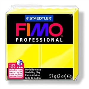 FIMO® Professional Clay - Lemon Yellow #1 - 2 oz block