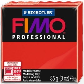 FIMO® Professional Clay - True Red #200 - 2 oz block