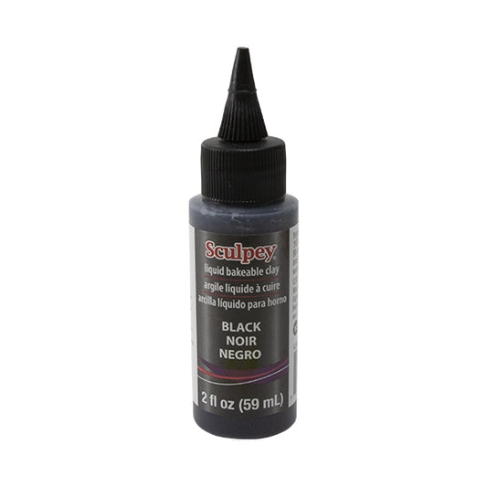 bottle of Liquid Sculpey Bakeable Medium- Black - 2 oz