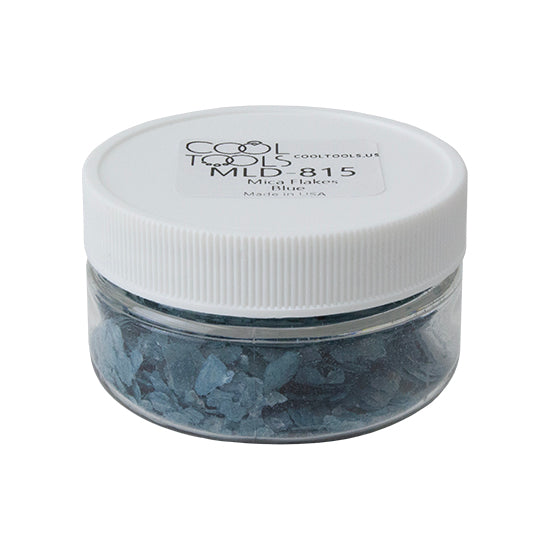 jar of Mica Flakes - Blue