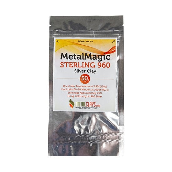 50g package of  Metal Magic - Sterling 960 - Metal Clay