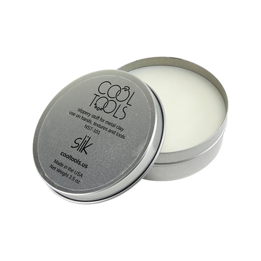 tin of Slik Baby 2 oz Metal Clay Conditioner and Release