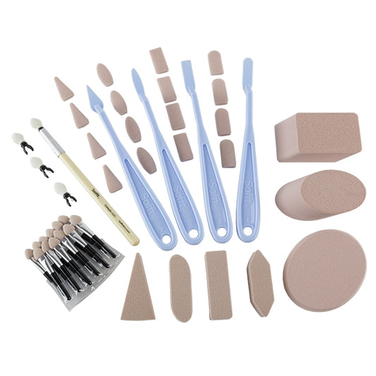 Sofft - Knife & Covers - 44 Piece Polymer Clay Starter Kit