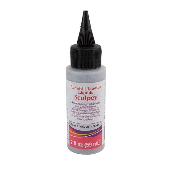 Sculpey - Liquid Silver - 2fl oz bottle