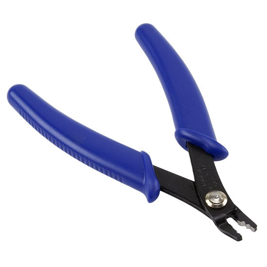 Pliers - Crimping with blue grips