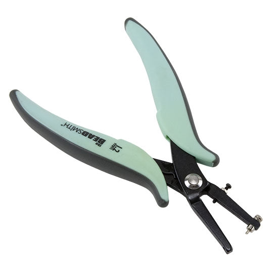 Cutters - Hole Punch Pliers - Round 1.25mm with black and mint green grips