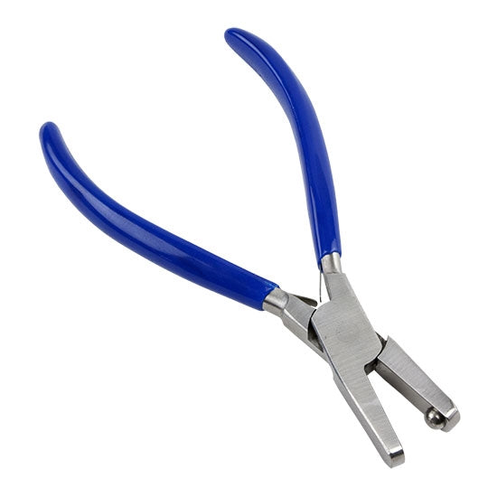 Pliers - Dimple - 7mm with blue grips