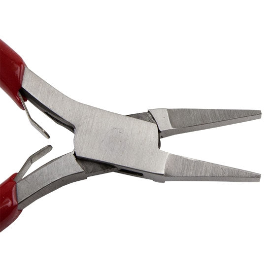 Pliers - Flat Nose with red grips