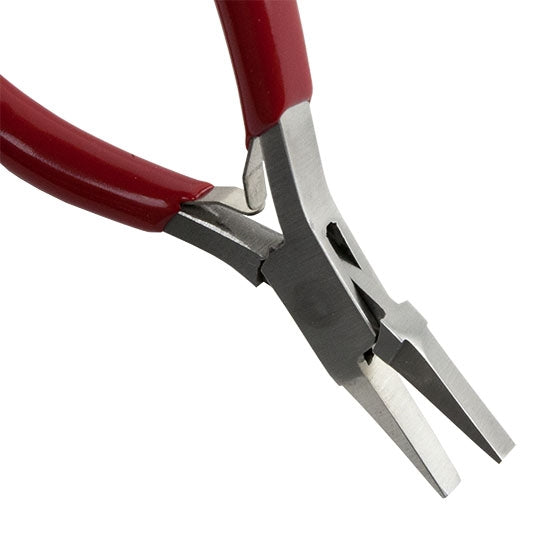 Pliers - Flat Nose with red grips