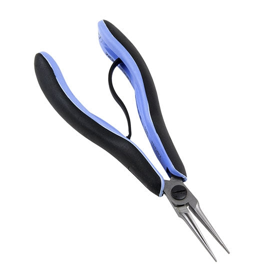 Pliers - Lindstrom RX Series -  Long Needle Nose with black and blue grips