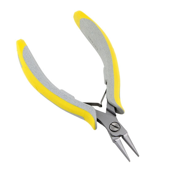 Pliers - Lindstrom EX Series - Flat Nose with yellow and grey grips