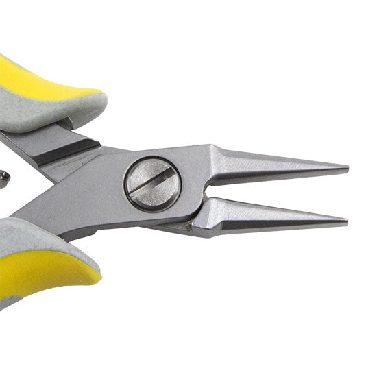 Pliers - Lindstrom EX Series - Flat Nose with yellow and grey grips