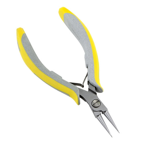 Pliers - Lindstrom EX Series - Round Nose with yellow and grey grips