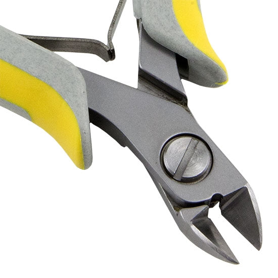 Pliers - Lindstrom EX Series - Side Cutter with yellow and grey grips