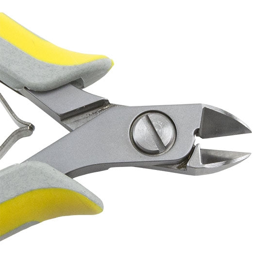 Pliers - Lindstrom EX Series - Side Cutter with yellow and grey grips