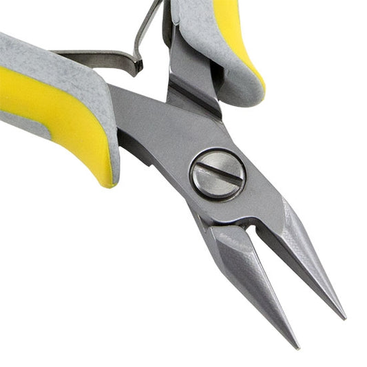 Pliers - Lindstrom EX Series -  Short Chain Nose with yellow and grey grips