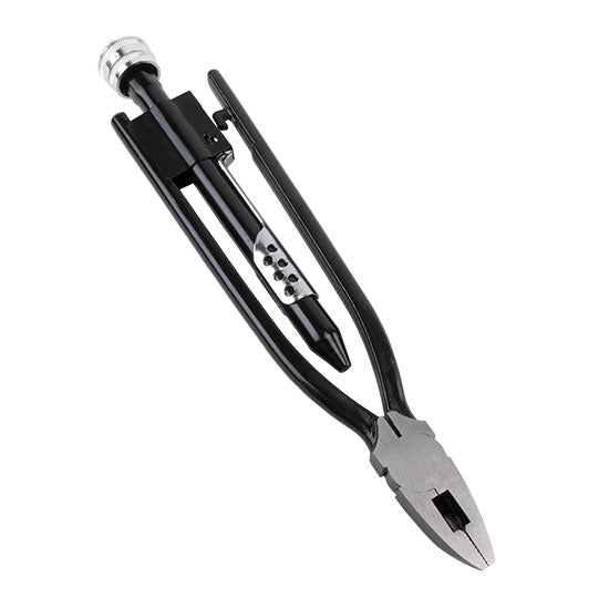 Wire Twisting Pliers Safely twists wire up to 18 gauge. Simple one-pull action and automatic return twists wire quickly into a strand that won't unravel. Hardened and tempered.