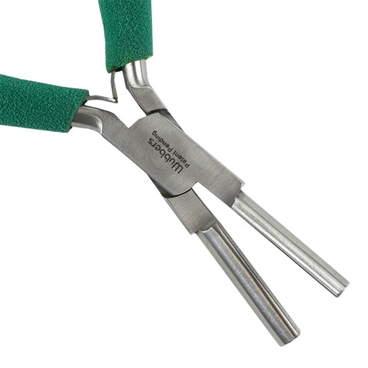 Wubbers® Half Round Mandrel Pliers - Medium with green grips