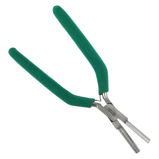 Wubbers® Half Round Mandrel Pliers - Medium with green grips