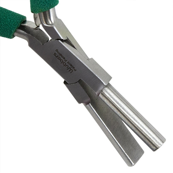 Wubbers® Half Round Mandrel Pliers - Medium with green grips